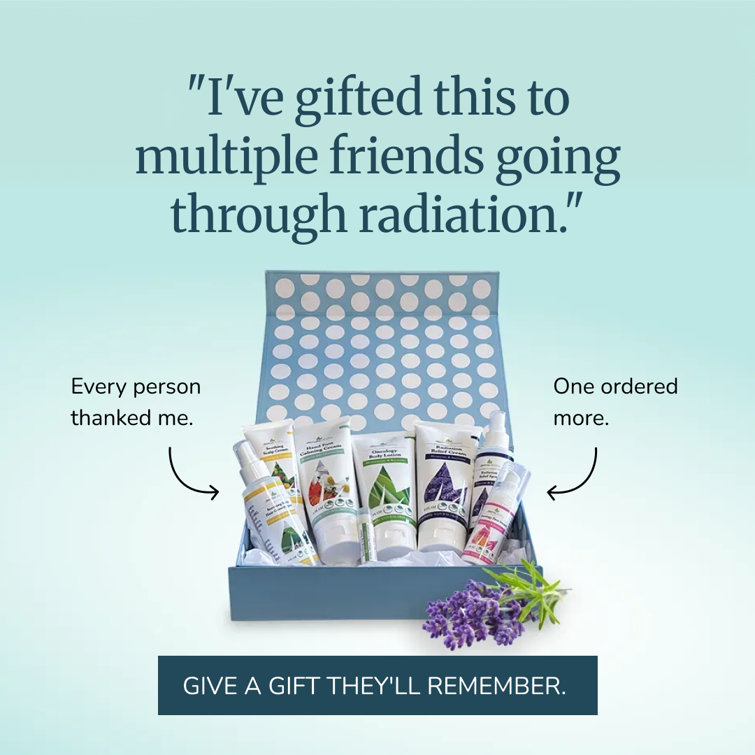 Dermavitality ad: “I've gifted this to multiple friends going through radiation.”