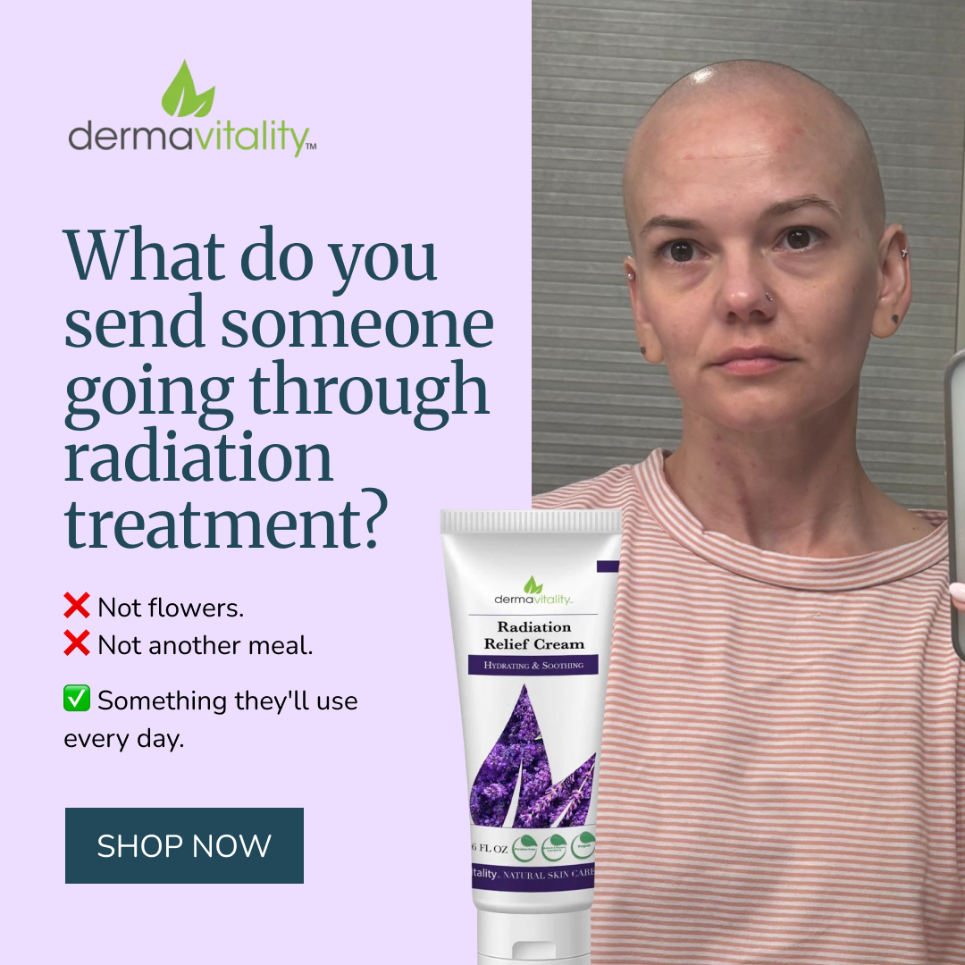 Dermavitality ad: A gift question, answered in the picture.