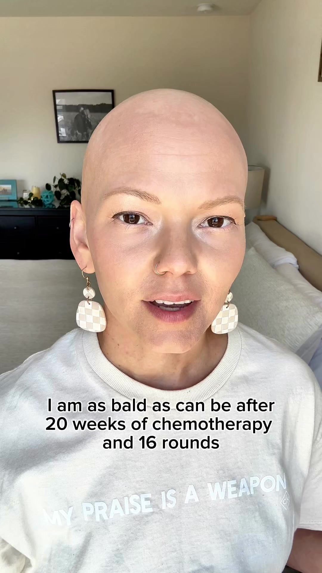 Dermavitality ad: Twenty weeks of chemotherapy, said on screen.